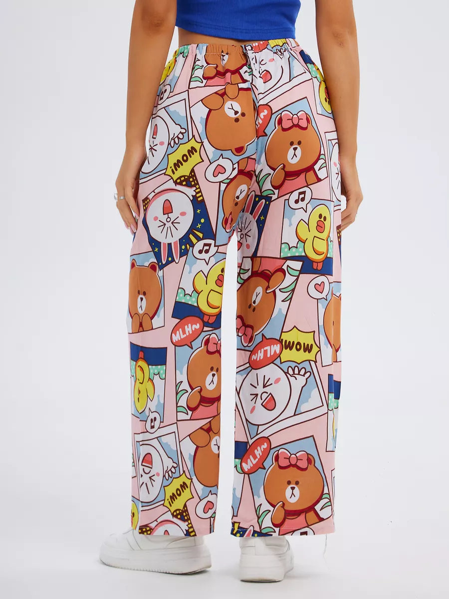 Calça Pantalona Desenho animado