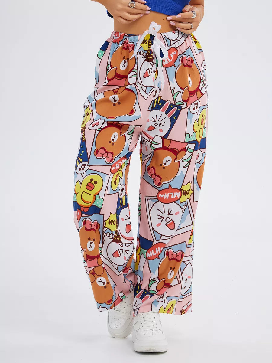Calça Pantalona Desenho animado