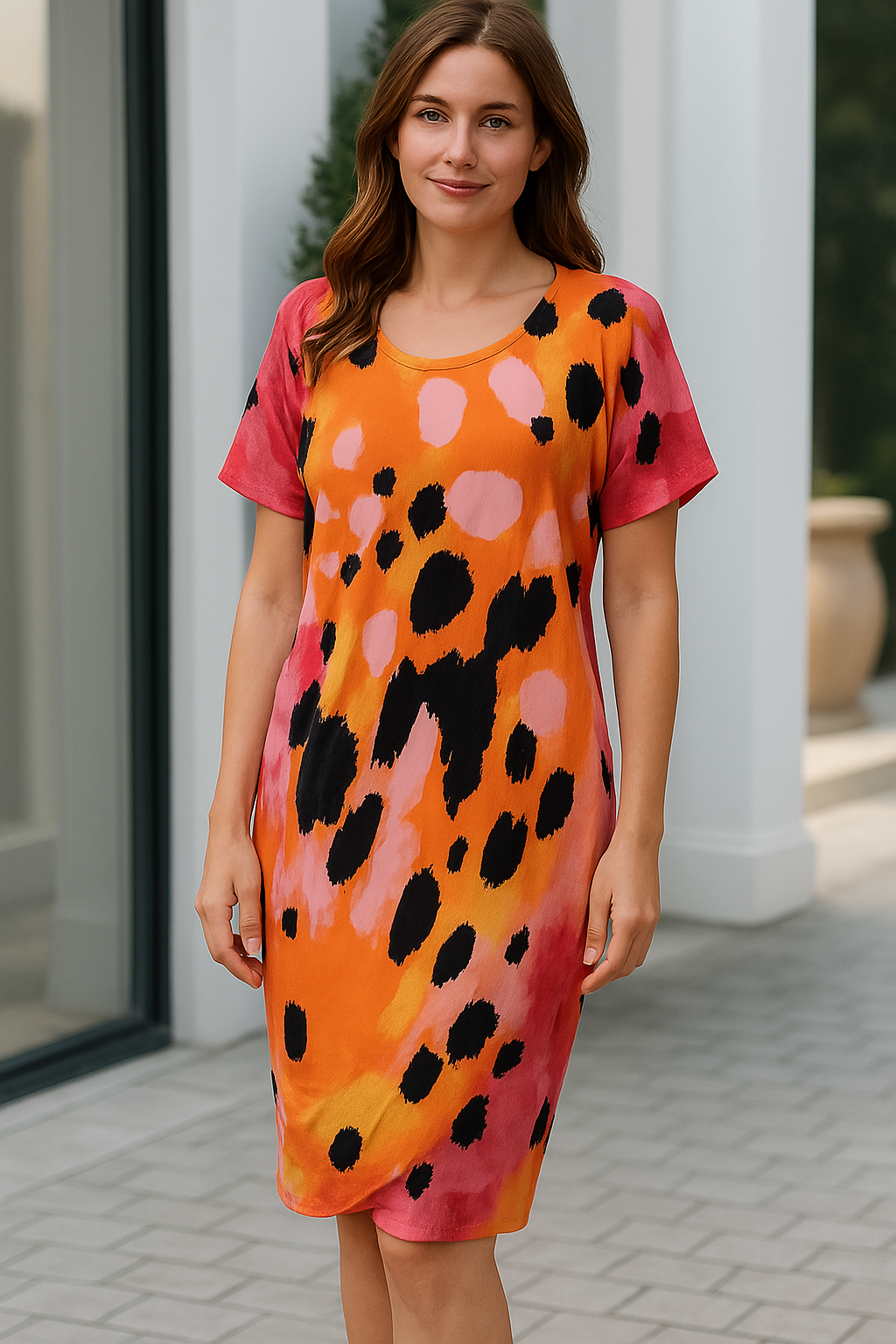 Vestido Estampado Vibrante Valentina ! 50%OFF