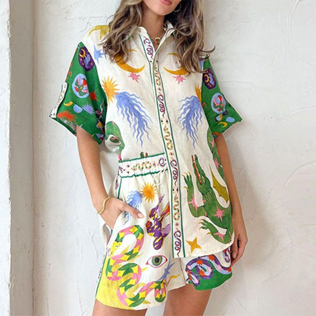 Conjunto Estampa " Mundo da Lua"