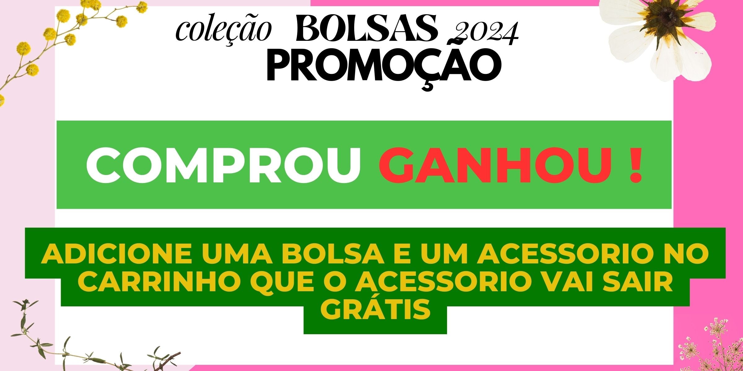 Coleção Bolsas 2024