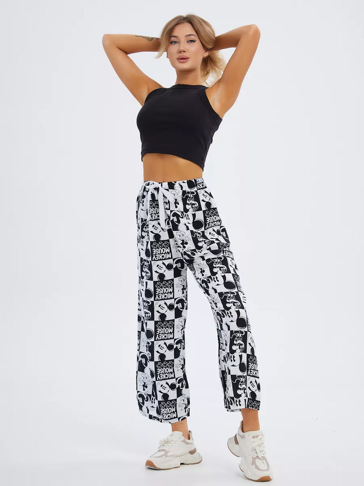 Calça Pantalona Mickey