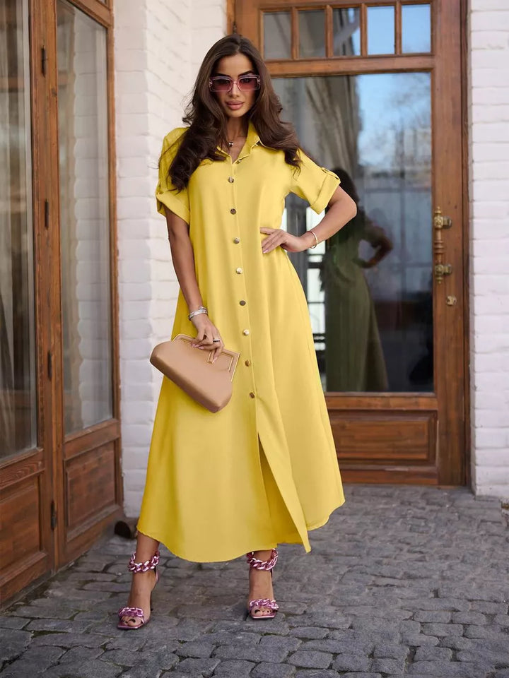 Vestido Longo com Botões "Fernanda"