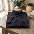 Klassiche Schwarz Polo-T-Shirt
