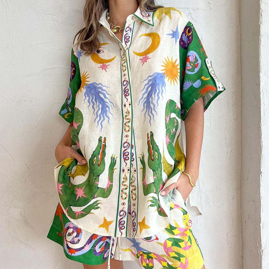 Conjunto Estampa " Mundo da Lua"