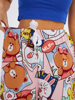 Calça Pantalona Desenho animado