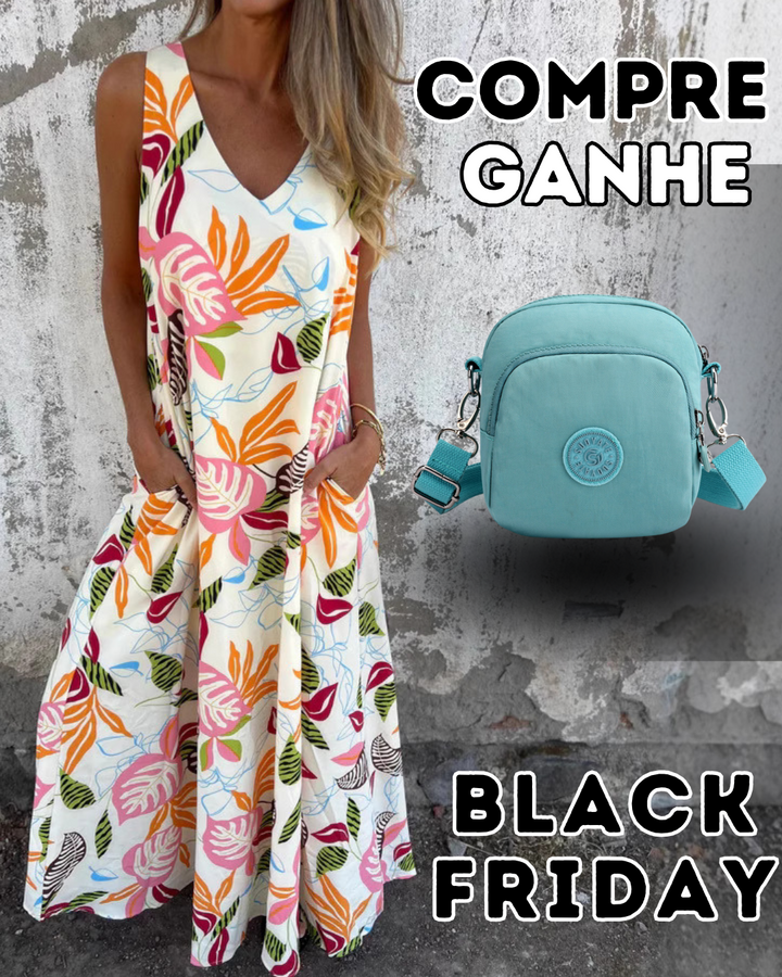 QUEIMA DE ESTOQUE ! Vestido Verão Glamour Maxi COMPROU ! GANHOU !