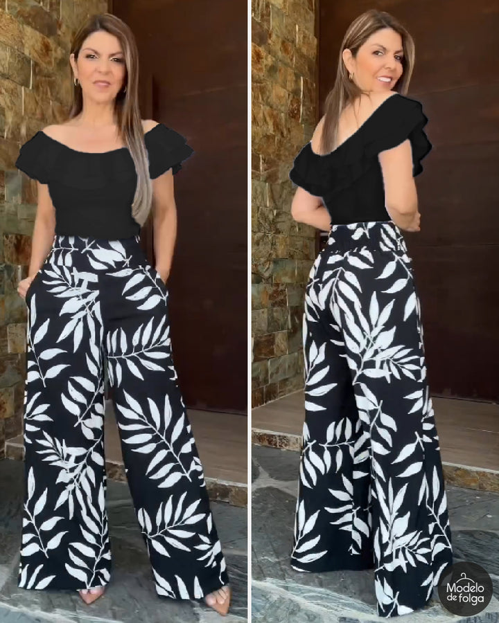 Conjunto Blusa + Calça Pantalona Lelê 50% OFF !