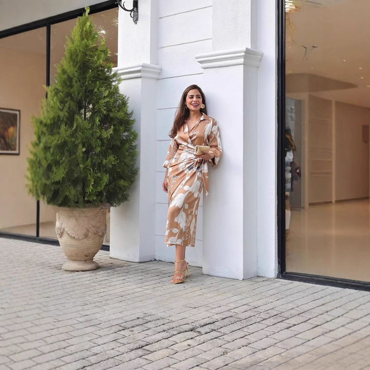 Vestido Floral Envelope