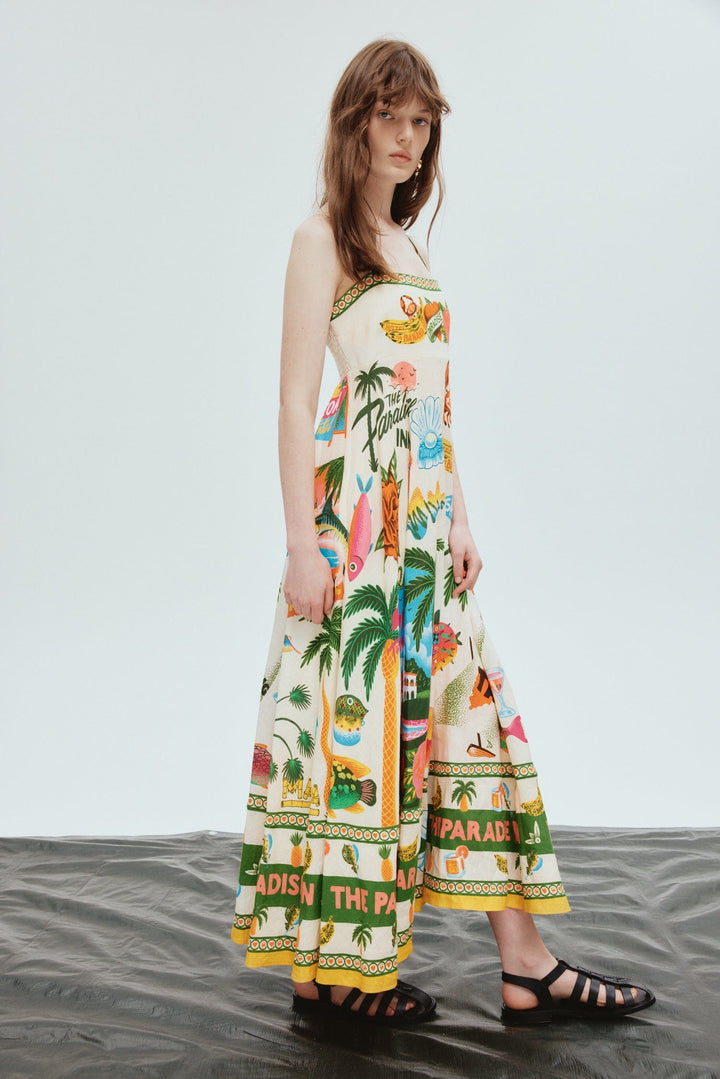 Vestido Longo Estampado FarmGrace