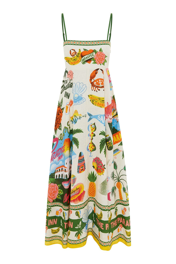 Vestido Longo Estampado FarmGrace