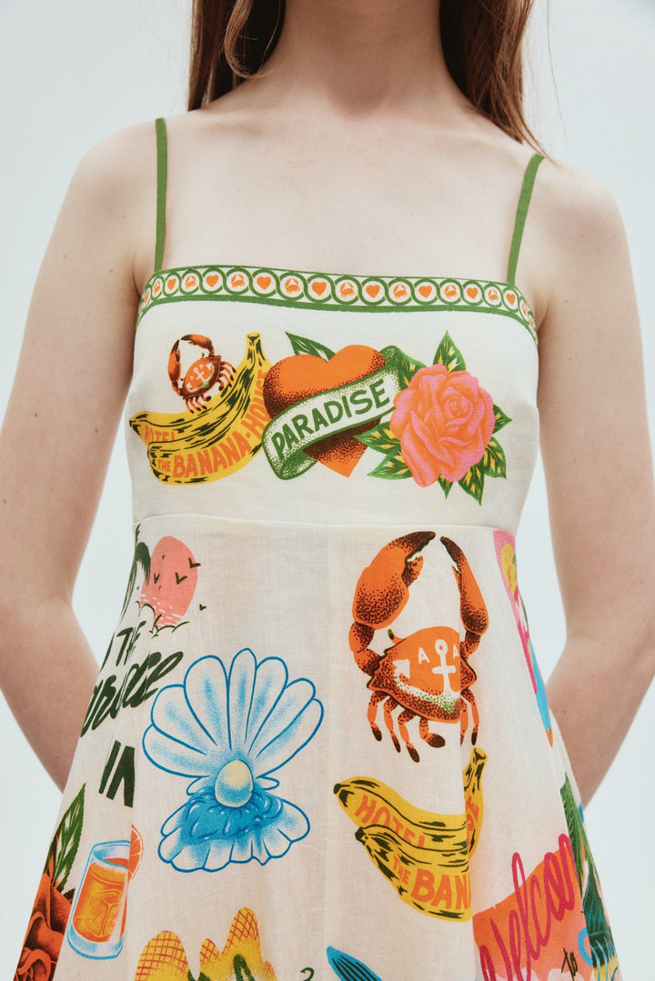 Vestido Longo Estampado FarmGrace