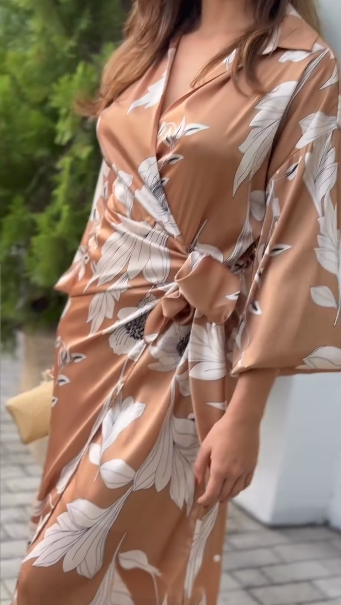 Vestido Floral Envelope