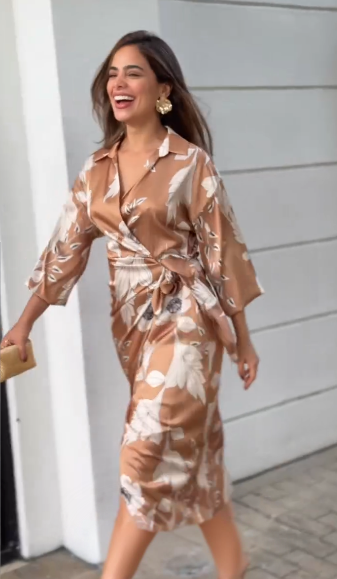 Vestido Floral Envelope