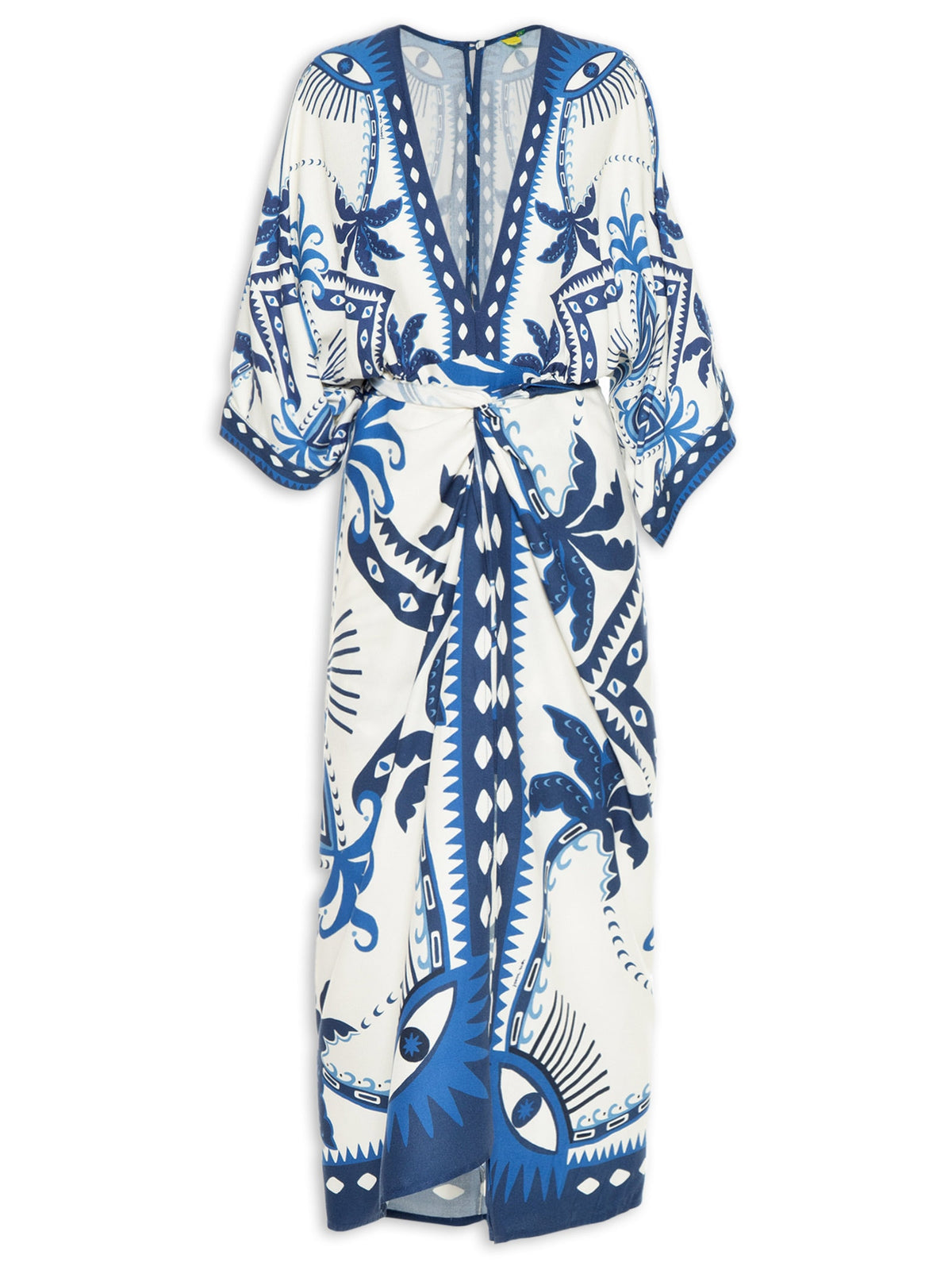 Conjunto Vestido + Kimono Curto Estilo Boho