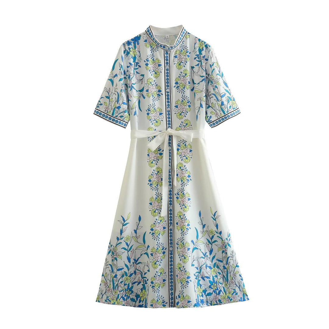 Vestido Floral Streetwear Primavera Trend