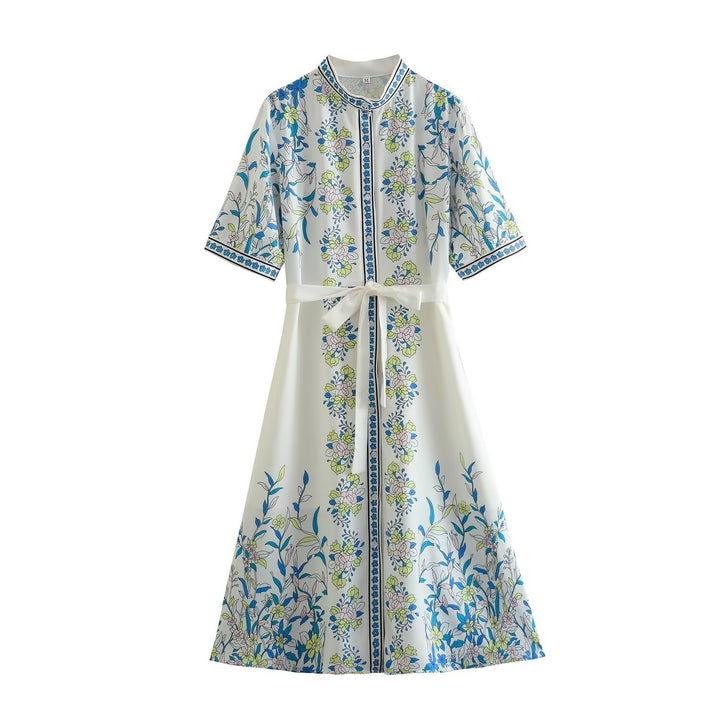 Vestido Floral Streetwear Primavera Trend