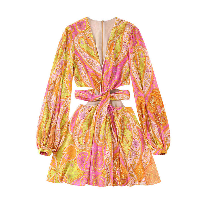 Vestido Elegante Europeu Outono