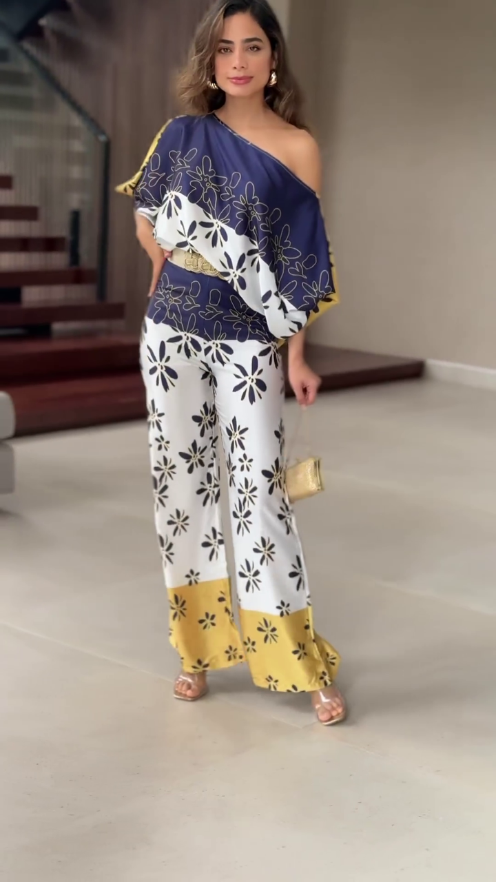 Conjunto Floral Elegância Sofisticada